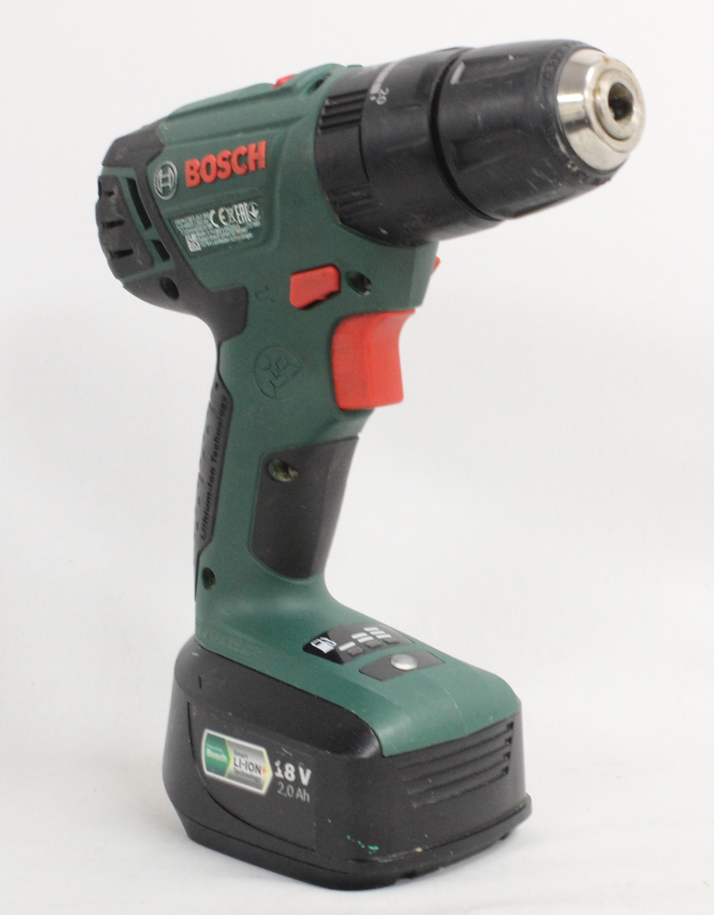 Pre-owned Bosch 18V PSB 1800 LI-2 Cordless Combi Drill with Charger & 2 ...